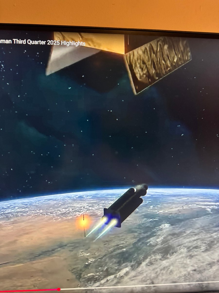 ShorealoneFilms's tweet photo. Looks like #NorthrupGrumman has now developed satellites that can launch , at will, sat or icbm’s killing missiles from on orbit stations in space. #framegrabs https://t.co/JB6okSU2wi