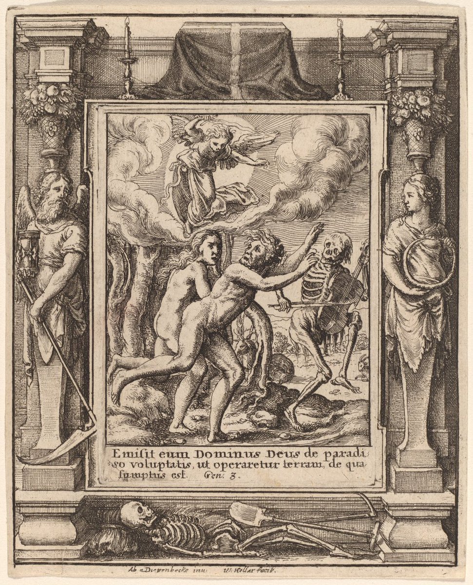 RaBeArt's tweet photo. Left: Dance of Death: Die Alte Dame, right: Paradise Lost, 1651/etching. Artist: Wenceslaus Hollar after Hans Holbein II
#Art #HansHolbein #Hollar #Death #ParadiseLost https://t.co/GMUuR0Oz7B