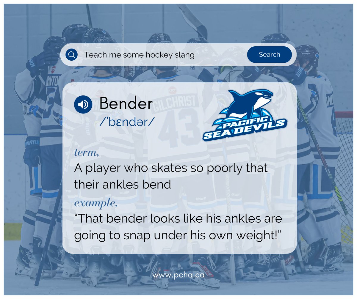 PacificSeaDevil's tweet image. Hockey Slang 101: Bender
#sundayslang #hockeyslang #goseadevilsgo