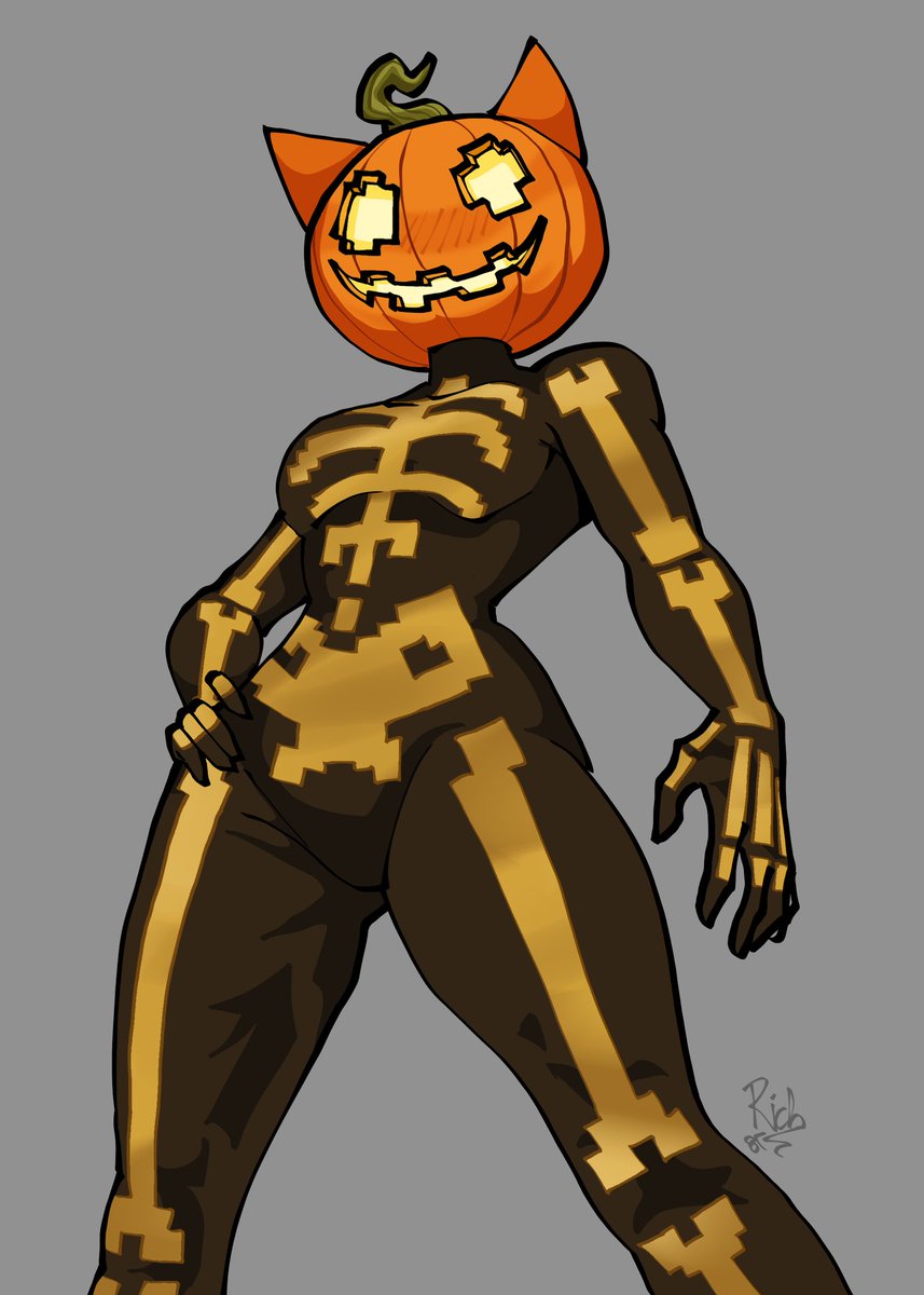 New skin✨🎃 #Fortnite #pumpkincat