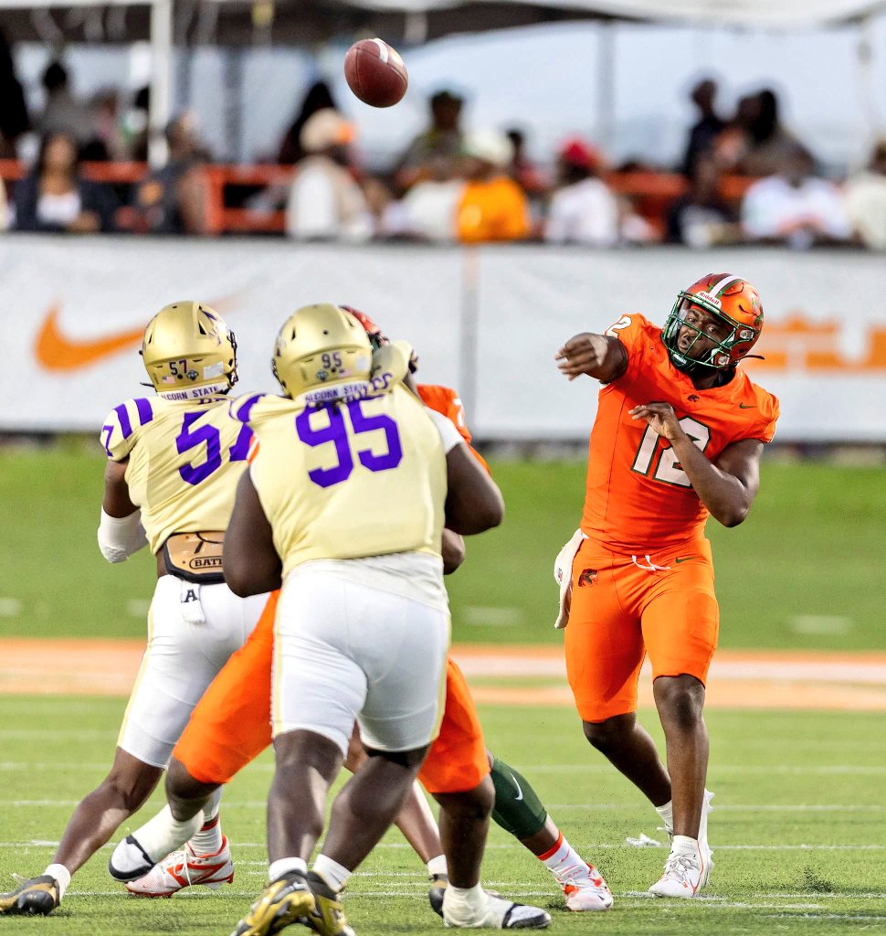 Florida A&amp;M (QB) RJ Johnson has thrown 185 passes with Zero interceptions the best in HBCU
