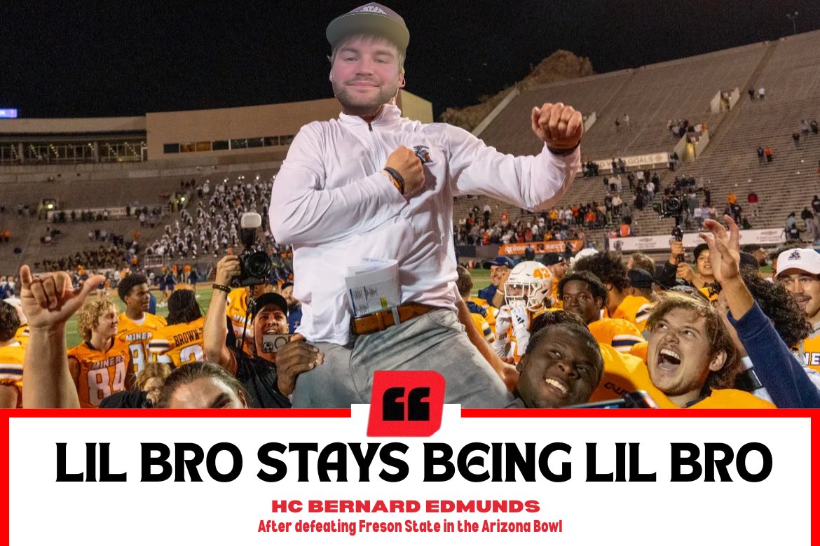 MINERS ON TOP ⛏️

HC Edmunds and the Miners traveled down to Arizona and leave with a MASSIVE bowl victory against longtime rival HC Jole Curry 🫨

The MWC furthers their claim as the premier conference in the nation 🤩