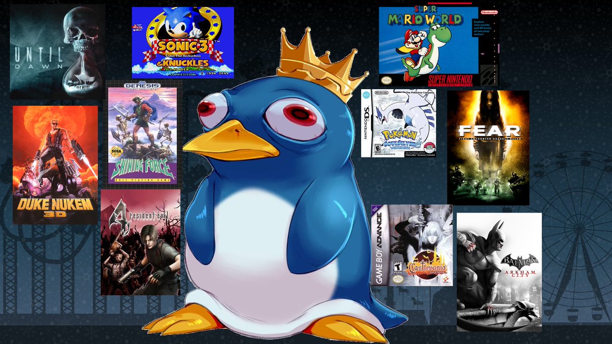 10 games to get to know me~
Yes, my taste in games are pretty old school.
They just don't make games like they used to!!