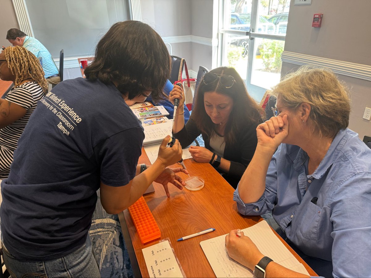 TampaAbe's tweet photo. The ABE sessions at the Florida Association of Science Teachers (FAST) Conference held on the 23rd - 25th of October at Orlando, were a great success! Teachers showed interest in bringing biotechnology into their classrooms. 
#FAST2025 #ABE #ABETampa #HandsonScience https://t.co/A2vm0Pp9ub