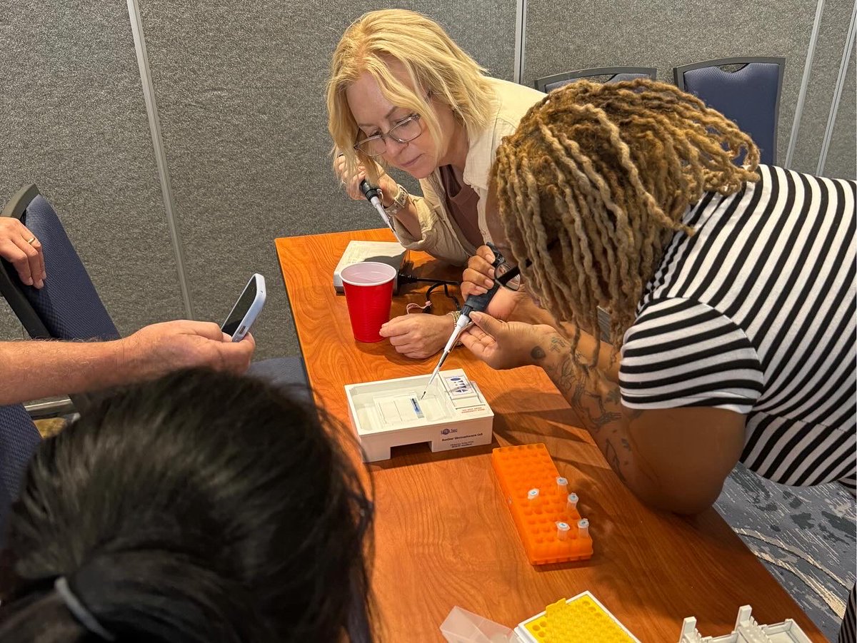 TampaAbe's tweet photo. The ABE sessions at the Florida Association of Science Teachers (FAST) Conference held on the 23rd - 25th of October at Orlando, were a great success! Teachers showed interest in bringing biotechnology into their classrooms. 
#FAST2025 #ABE #ABETampa #HandsonScience https://t.co/A2vm0Pp9ub