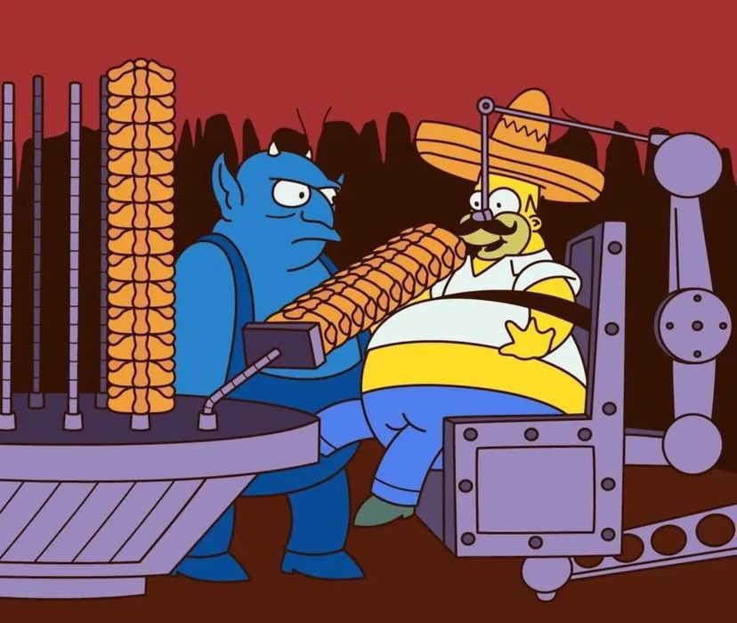 SoySimpsonito's tweet image. "Así que te gusta el Pan de Muerto, ¿no? Bueno, ¡COMETE TODO EL PAN DE MUERTO DEL MUNDO! 😈😈😈" #DiaDeMuertos