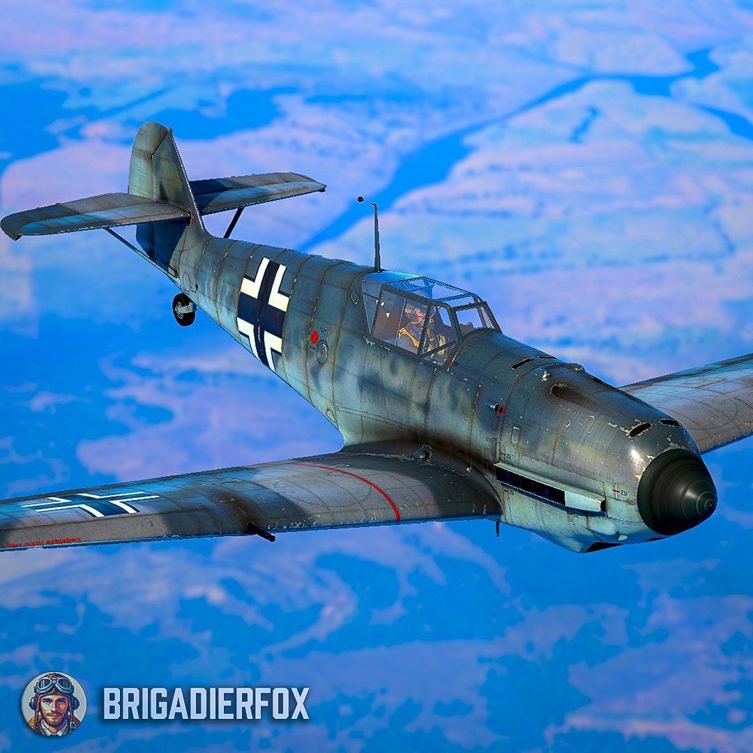 BrigadierFox's tweet photo. ✈️ 𝐁𝐟 𝟏𝟎𝟗 𝐓-𝟐 – 𝐆𝐞𝐫𝐦𝐚𝐧𝐲, 𝟏𝟗𝟒𝟏
Originally built for Germany’s planned aircraft carrier Graf Zeppelin, the Bf 109 T-2 featured longer wings for improved lift and short takeoff capability. Though the carrier was never completed, these fighters saw limited service from land bases.

📷 In-game captures from #WarThunder