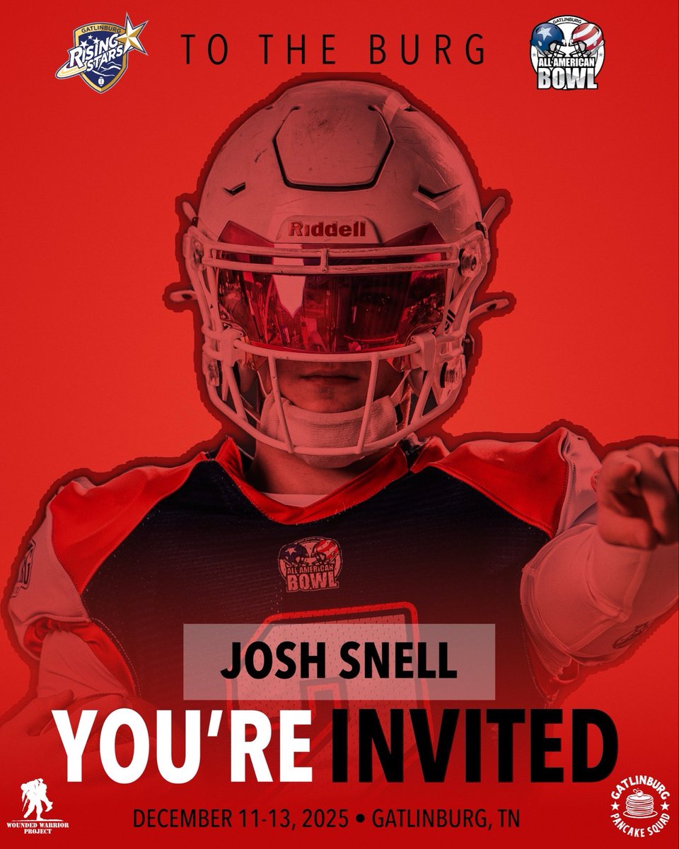 Thank you for the invite <a href="/GatlinburgBowl/">Gatlinburg All American Series</a>  

<a href="/micahhughes25/">Micah Hughes</a>