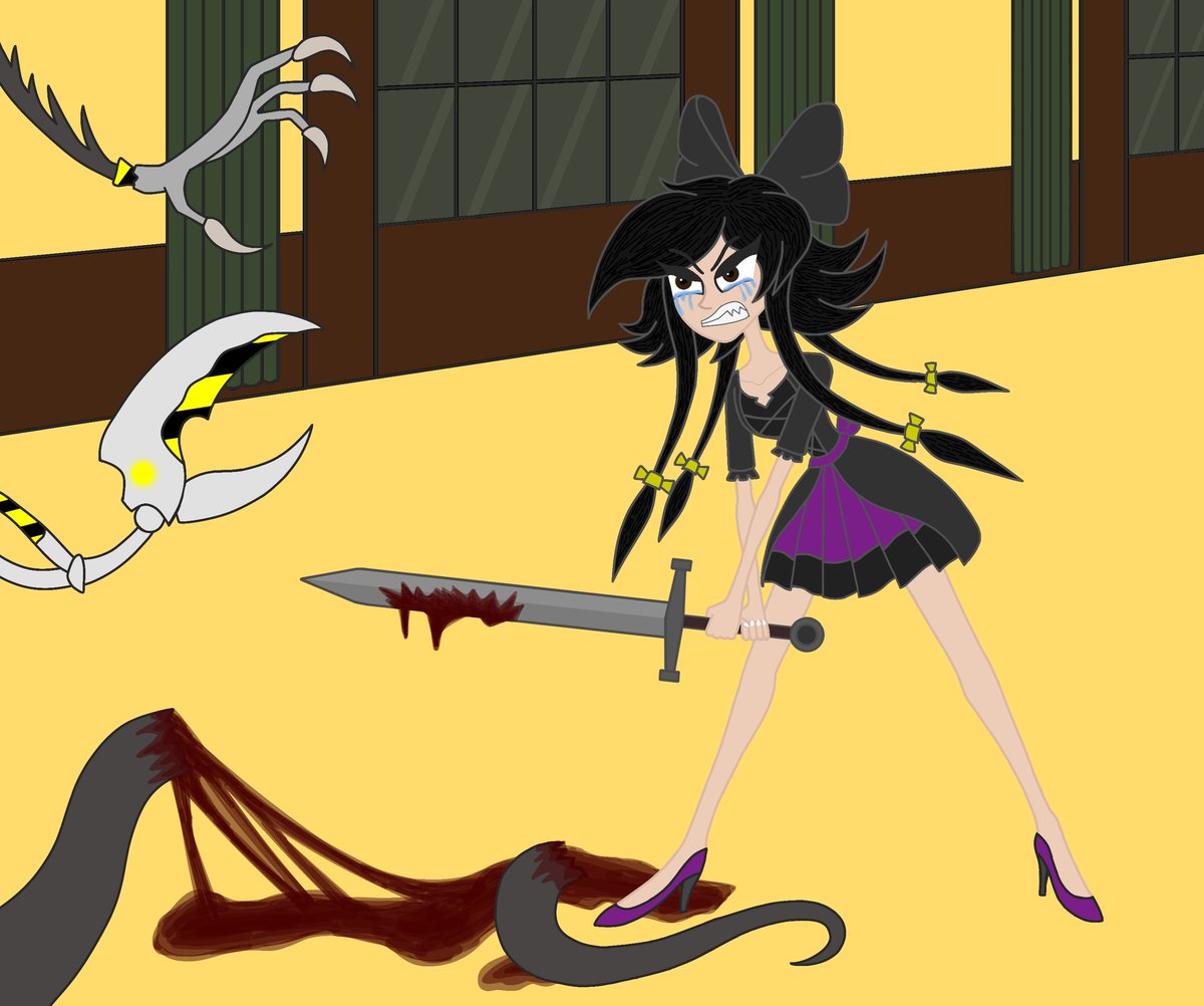 Crazy_Doofus's tweet photo. Happy fourth anniversary of Murder Drones, everyone! For this occasion, I prepared a poorly drawn drawing of Tessa's fight against Absolute Solver for a track that you can listen to on YouTube: https://t.co/EAHxgaiAJZ.
#murderdrones #4thanniversary #murderdrones4thanniversary https://t.co/hUM9HdbFMw