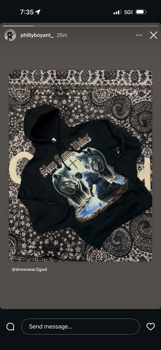 DrewNear2God's tweet photo. SHEEP AMONG WOLVES CLOTHING BRAND DM ME TO COP UP SHIRTS AND HOODIES FOR SALE . Matthew 10:16 “ I will send you out like sheep among wolves. Therefore be as shrewd as serpents and as innocent as doves. - be cautious and wise in the face of opposition https://t.co/beN8A54rS8