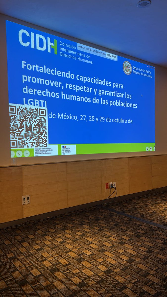 ebailonr's tweet photo. Una gran jornada de capacitación junto a la @CIDH y la @OEA 🇲🇽🏳️‍🌈
Participé en las Jornadas de capacitación sobre estándares interamericanos de igualdad, no discriminación y acceso a la justicia para personas LGBTIQA+.
Fortalecer a la sociedad civil es clave para garantizar derechos.