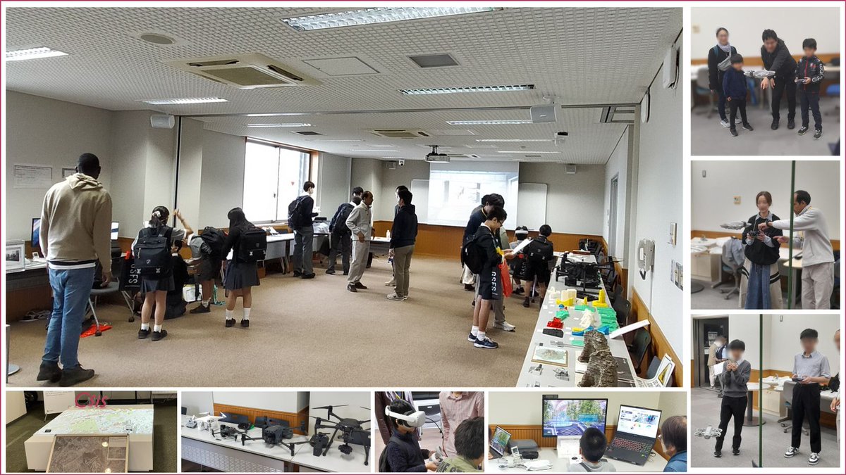 📢Thank you for coming to the UTokyo Kashiwa Open Campus!
Visitors enjoyed mini drone piloting, VR and 3D city model projection mapping. 545 people joined CSIS over two days.
👉csis.u-tokyo.ac.jp/news/kashiwa_o…
🔗 linktr.ee/CSISut
#CSIS_UTokyo #UTokyoKashiwaOpenCampus