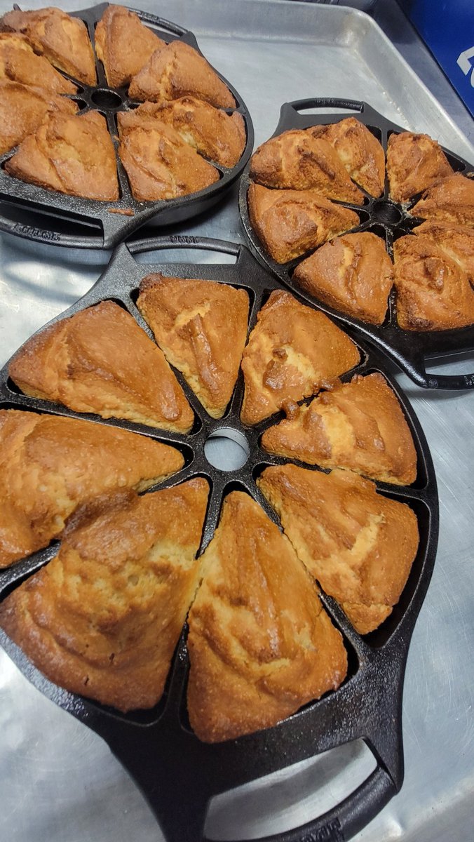 Honey Buttermilk Cornbread, 250 done! Everyone gets the corner! 😋
GastonsCulinaryServices.com