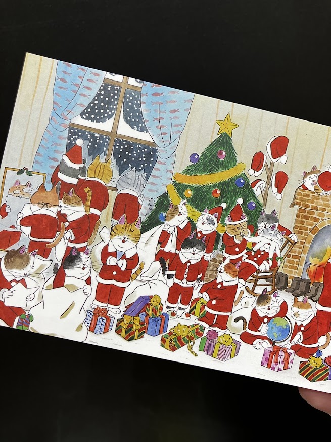 ZAKKA】 \にゃんともかわいい♡季節のポストカード🐾/ #四季ねこねこ