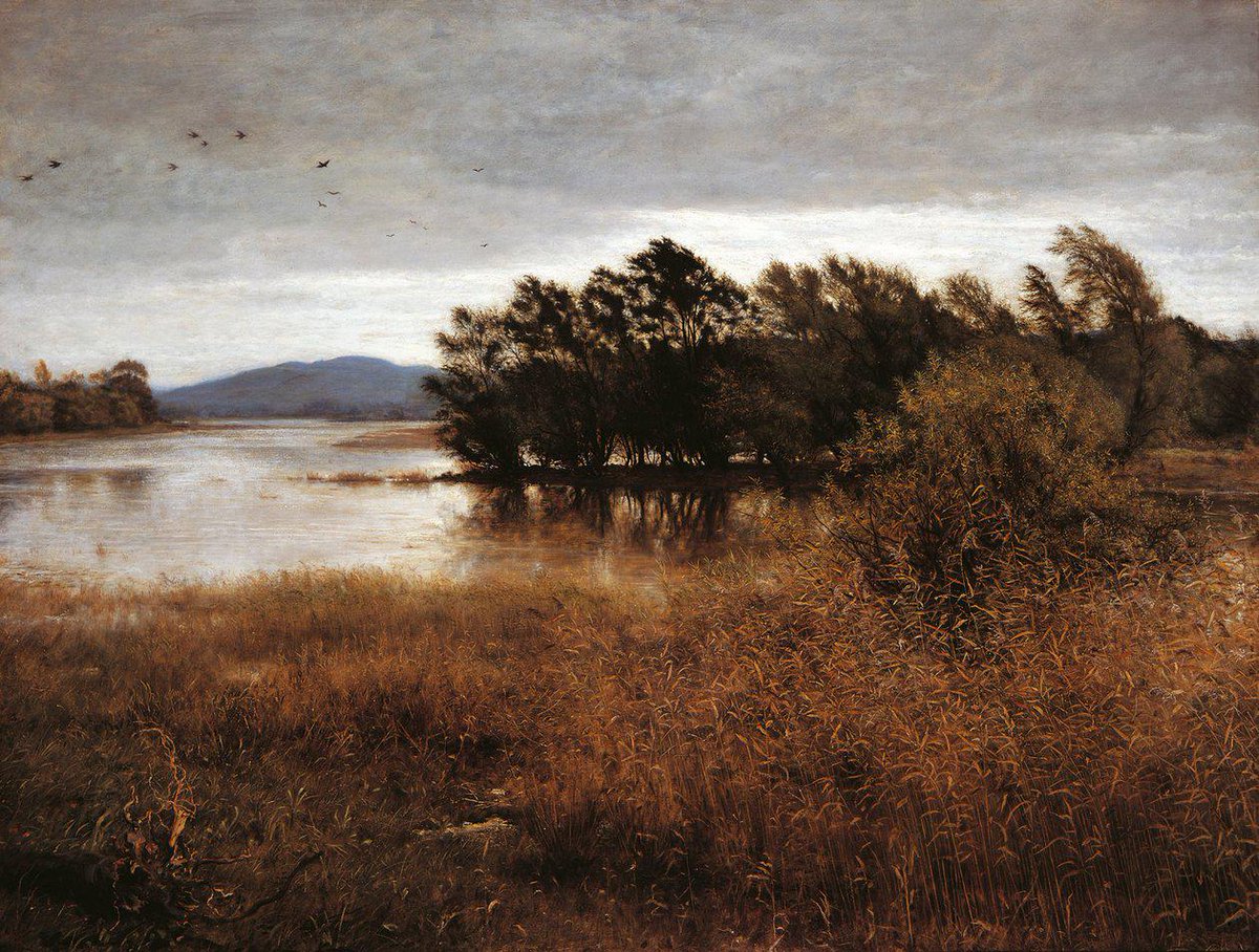 DailyClassicArt's tweet photo. John Everett Millais – "Chill October" (1870) https://t.co/jopvSqttAY