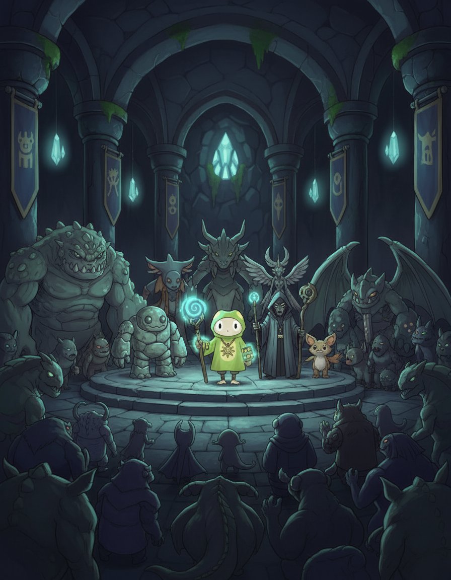 BabelOnSolana's tweet image. EPISODE 273 - COUNCIL UNITED: Remaining monsters attack TOGETHER! But Babel's allies join him! Monster vs monster! Artifacts glow! Babel united the good monsters! Night 47/72. Council defeated!

#BabelsHauntedSaga #MonsterWar #Night47