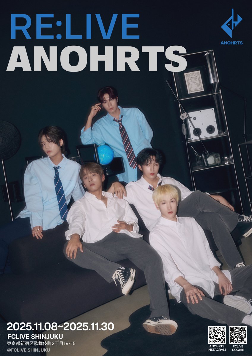 FCLIVE_ROOKIE's tweet photo. ▼▽ イベント開催決定 ▽▼
RE:LIVE #ANOHRTS

🗓️11/8(土)-11/30(日)
#新宿 📍#FCLIVE_SHINJUKU_HALL

#アノハツ が贈るこの冬最高のステージで
一緒に思い出を作りましょう⛄️❄️

🎫チケットは明日10/31(金)12:00～発売開始！
詳細はこちら🔗https://t.co/O5K8ZYKYO9

#아노하츠 https://t.co/3HZ71iINj3