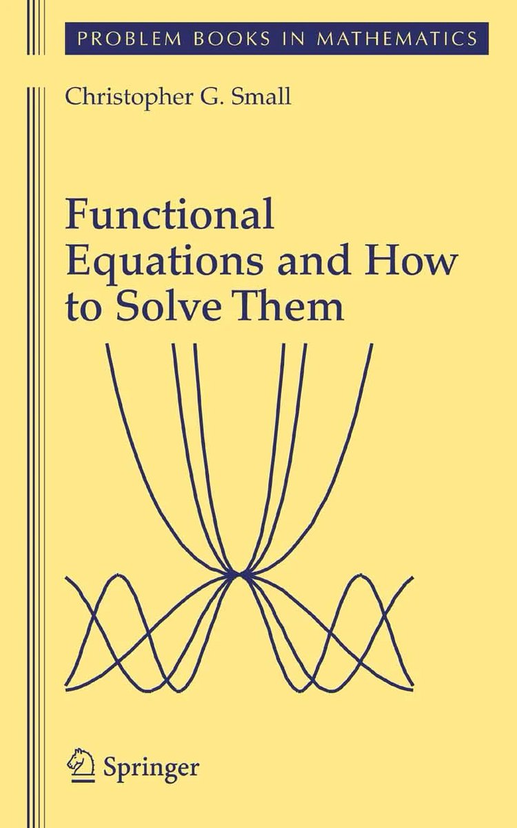 gammaofzeta's tweet image. My solution to the functional equation problem (which appeared twice at the Balkan Mathematical Olympiad) and a nice book recommendation.