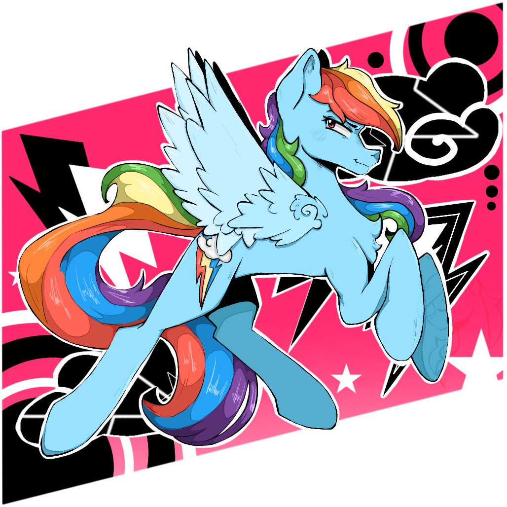 desmdc_'s tweet photo. Rainbow Dash!!
#ibispaintx #mylittlepony #mlpart #rainbowdash https://t.co/CvDz1qkiCj
