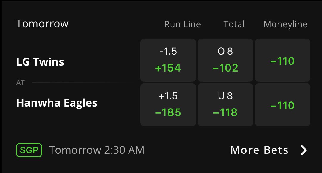 KimsPicks's tweet image. 🐳🐳 KBO 3U MAX BET POY 🐳🐳

$15 DM for Details 📲

75% HIT RATE 🔒🔒

GUARANTEED WIN OR FREE MONTH OF VIP 🤯🔒🔥