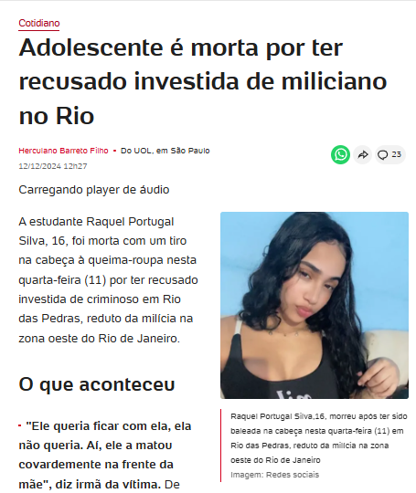 opintomarcand0's tweet photo. @SenadoFederal Como as verdadeiras vítimas do crime organizado a comissão de direitos humanos não se importa! https://t.co/wNDr0WYkfe