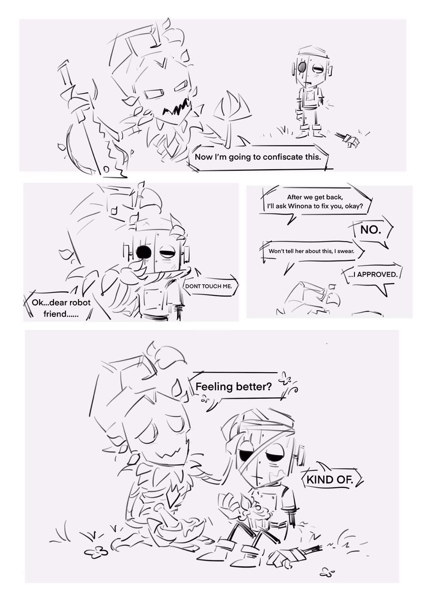 F9Faith09's tweet image. The thought of how sweet they are makes me want to cry😭
#wxwood #DontStarve