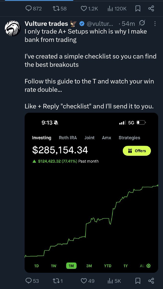 BlazedBeast's tweet photo. @SRxTrades @vulturetrades 
🤔🤔 https://t.co/aBpcBQXp61