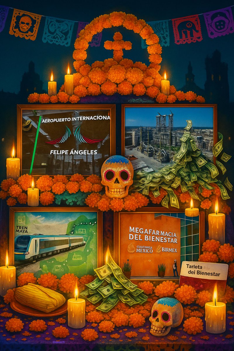 edusax79's tweet photo. Ya quedó el altar de muertos. 💀🌼✝️🍲🍷 https://t.co/kio3FyjQkx