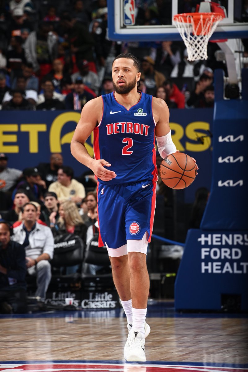 Tonight against Orlando, Cade Cunningham became the first player in franchise history with at least 30 points, 10 assists, three steals and three blocks in a game. It is only the fifth such performance across the NBA in the past 10 seasons (Doncic, Jokic, Harden - 2x).