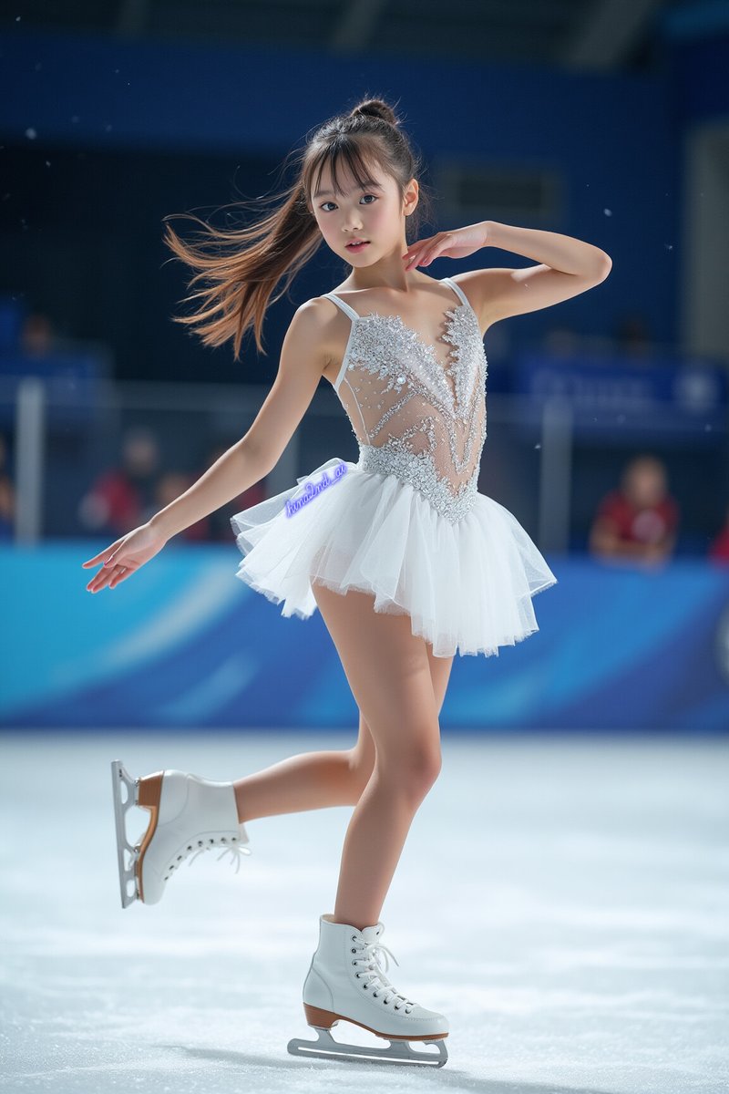 hina2nd_ai's tweet image. 午後も頑張ろうね〜！

AI生成／18+ #アイススケート