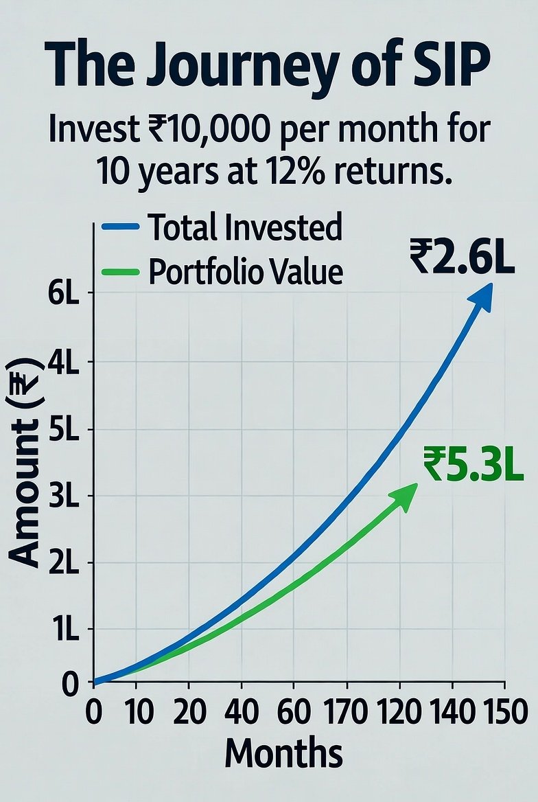 MohiniWealth's tweet image. 🚨 Quick Math: ₹2000/month SIP in Nifty 50 Index Fund since Jan 2015 = ₹2.6 Lakhs invested → ₹5.3 Lakhs today! (CAGR ~12%)

Missed the bus? Start TODAY with just ₹500. Compounding doesn&apos;t wait!

Your turn: What&apos;s holding YOU back from investing? Reply below! 👇

#SIP…