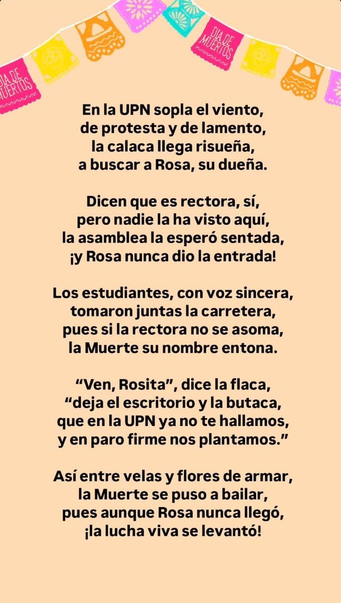 upninforma's tweet photo. #UPNianxsenaccion #UPNinforma
Calaverita literaria. Aportación Anónima. https://t.co/AbHhVU67po