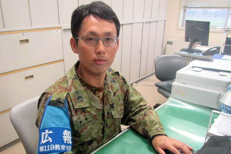 隊員紹介】 「自慢の隊員紹介」第119教育大隊 2等陸曹 髙橋 孝矢の紹介