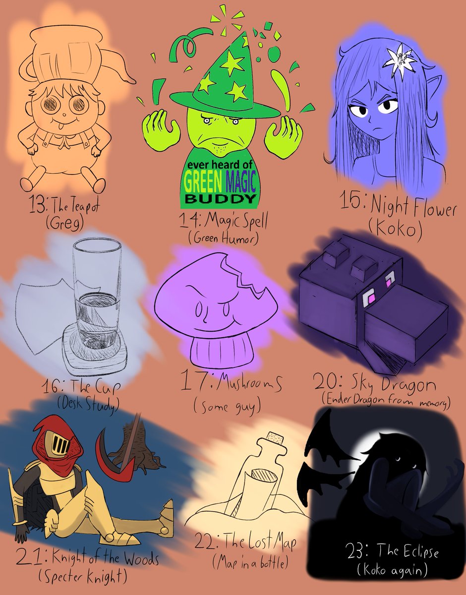 whatever. go my 9 evil drawings