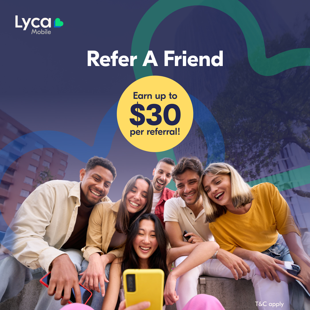 💙 Share the love, save together! 💙
Refer your friends to Lyca Mobile and you’ll both get rewards!
📱 Invite friends
 🎉 They join Lyca Mobile
 💰 You both save
Start referring today 👉 lycamobile.aklamio.com/au
#LycaMobileAU #ReferAFriend #SaveTogether