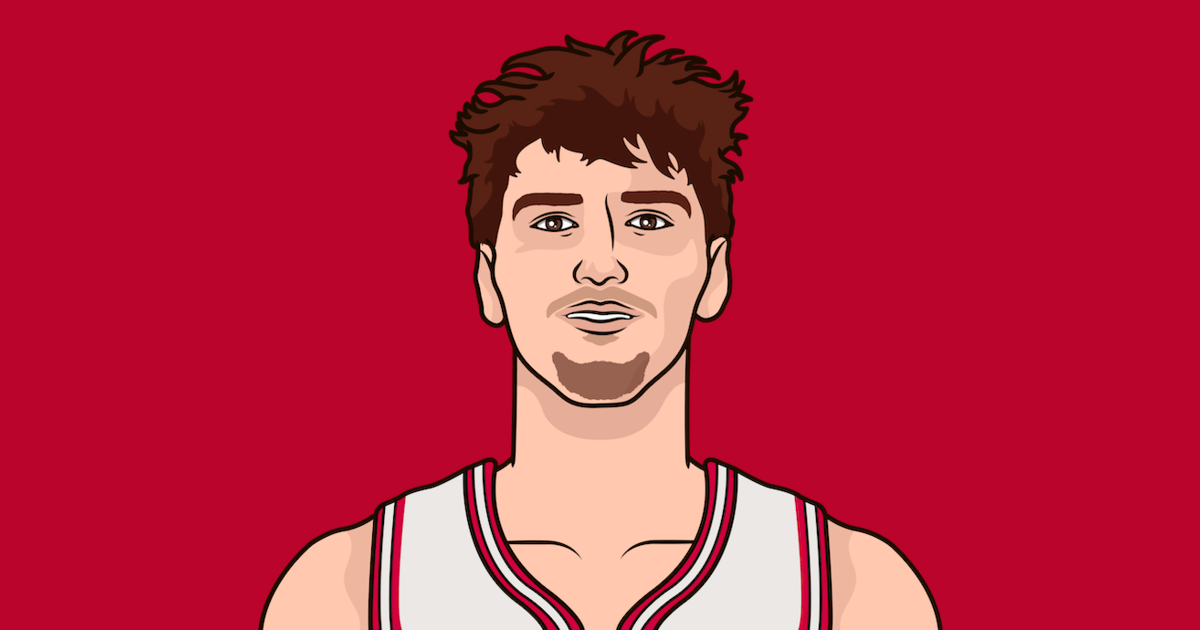 BullsMuse_'s tweet photo. Matas Buzelis in tonight's win:

27 PTS (3rd career-high)
5 REB
2 STL
11/18 FG
4/6 3FG
+/- +18

Led the Chicago Bulls to their first 4-0 start since 2021 🔥😤 https://t.co/kFXuKkQGCv