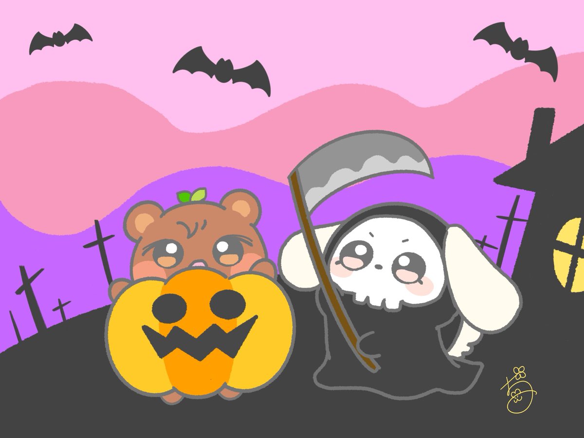 c_pink_u's tweet photo. Happy Halloweeennn🎃💀
#ateezFA #aniteez https://t.co/hRSWObiGU0