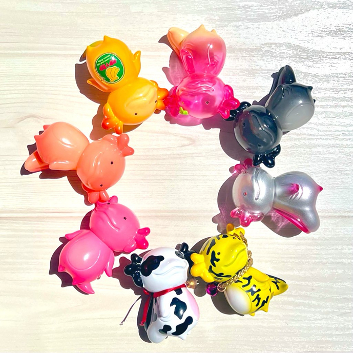 ウーパールーパー ソフビ ウーパールーパー ソフビ ソフビの世界のスゴイ人Vol.32