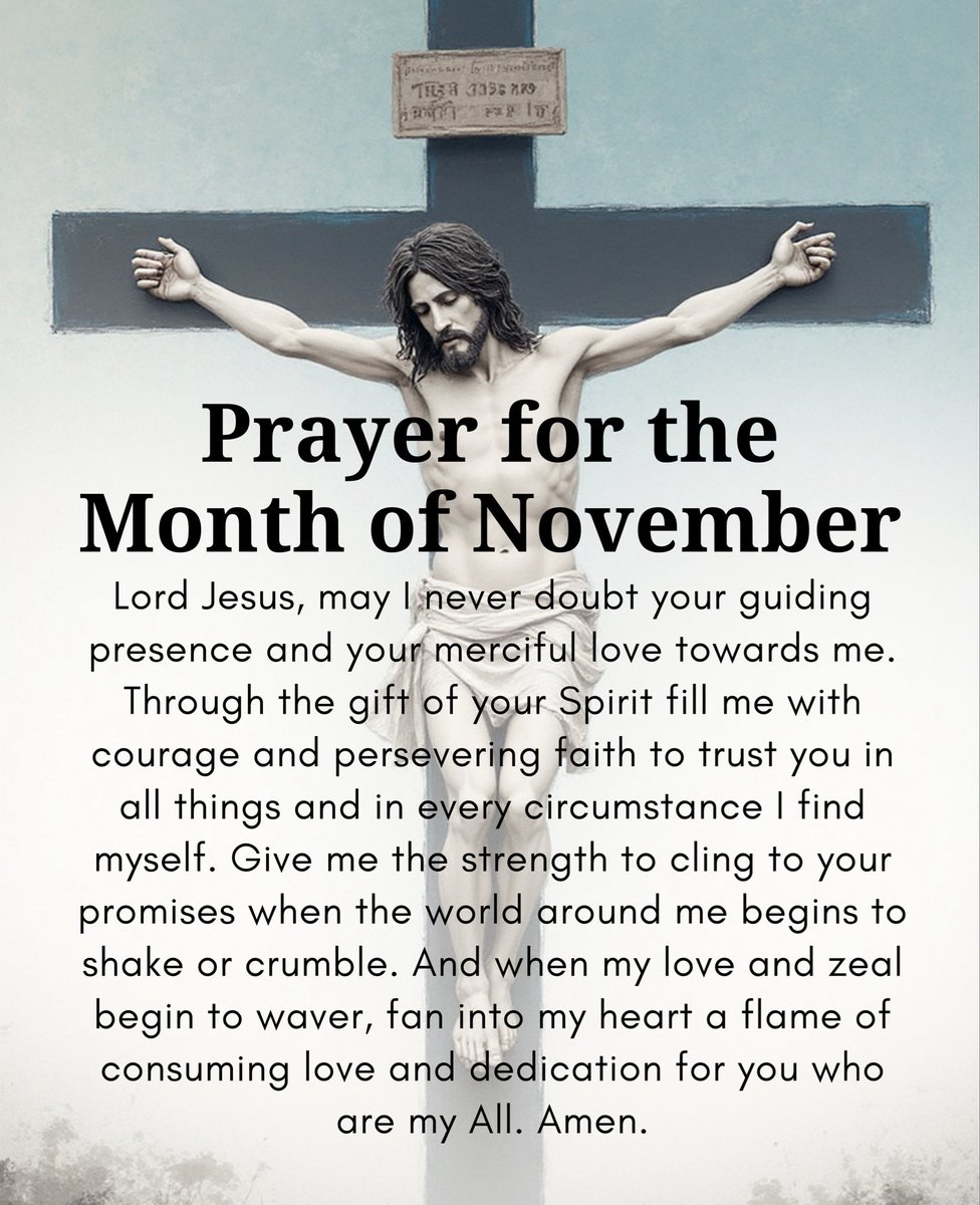 katolikongpinoy's tweet photo. Prayer for the Month of November. 🙏❤️ https://t.co/eVyp1QFI5k