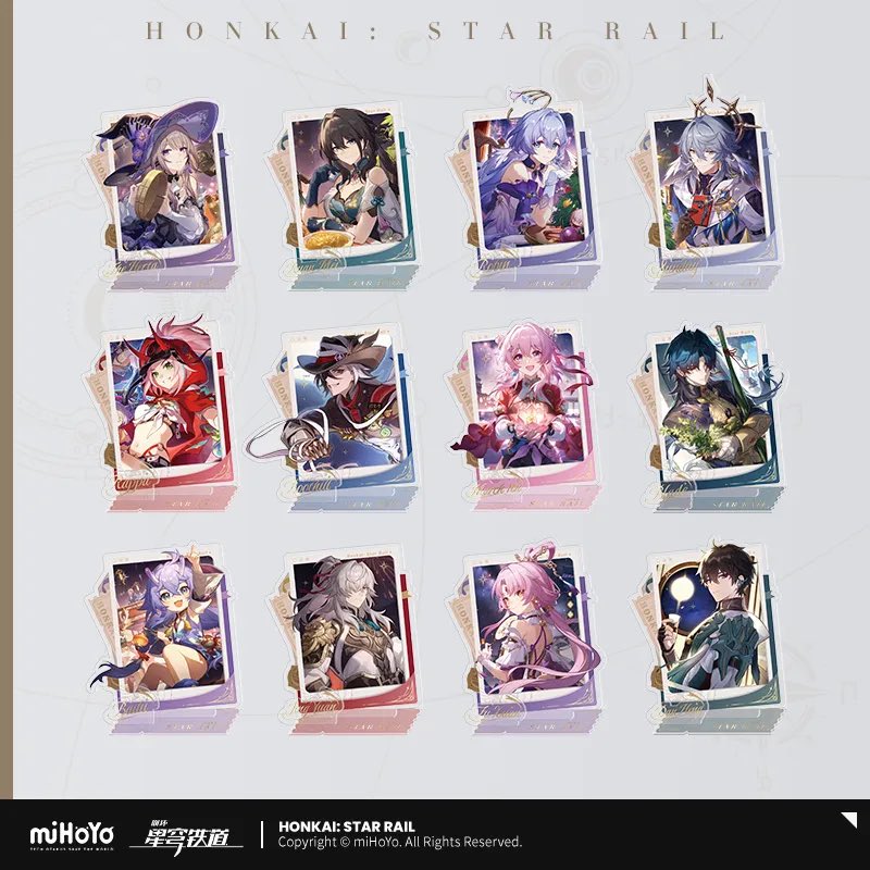 MianBaiYingHua's tweet photo. 【崩壊:スターレイル新商品予告💫】
星海慶賀シリーズは10月31日21時より予約開始！
お楽しみに！ https://t.co/CvO0B0qEit
