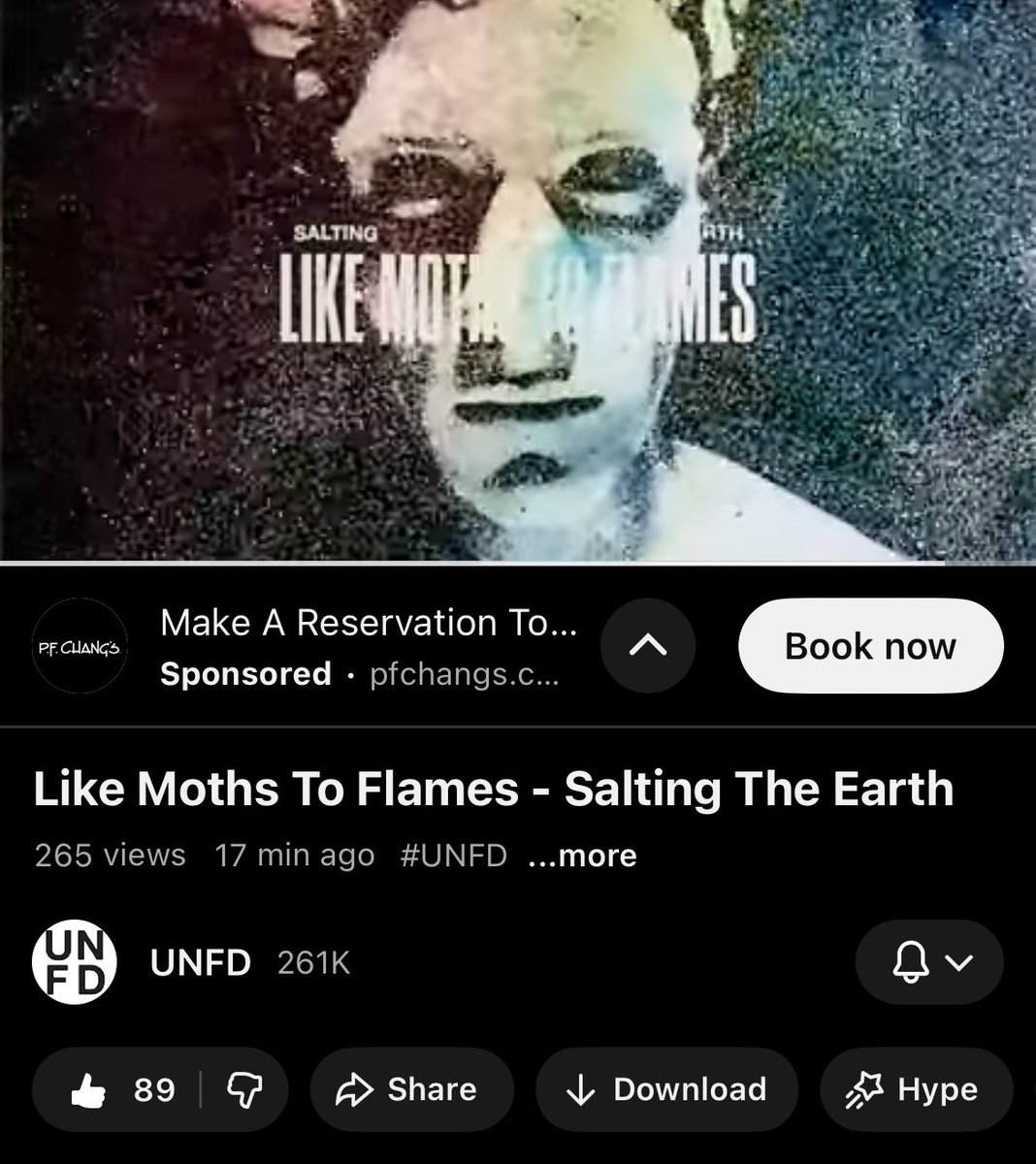 wyratzzz's tweet photo. Listened to it 4 times already and i can confidently say this is the best song of the year by at least a 70% margin. Like holy shit these guys never stop evolving and making fresh new amazing music. YOTM we’re so fucking back baby. #likemothstoflames #lmtf #metalcore https://t.co/v2u67Cn3ob