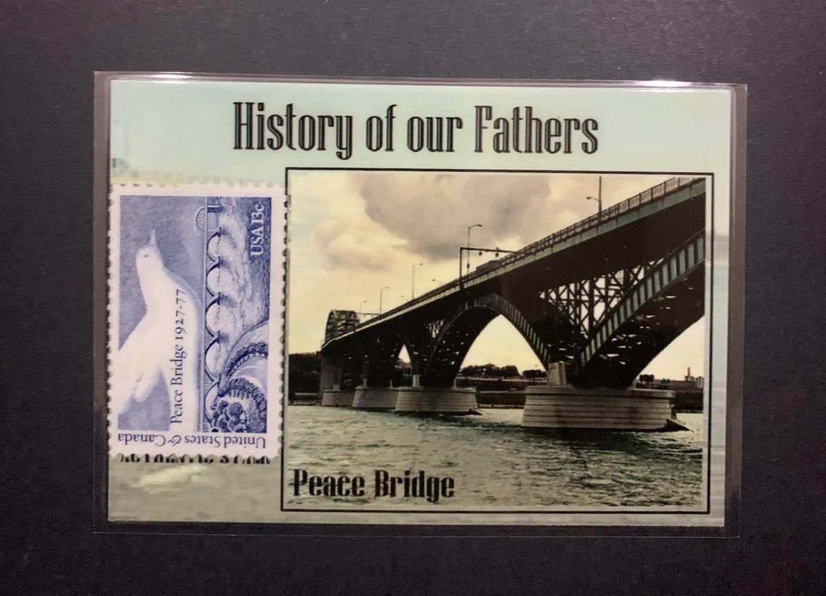 ArgyledPlaschke's tweet photo. 2012 TCSP (Tri City Sports)
History of Our Fathers
Peace Bridge
Original 1977 13 Cent Stamp
#’d /50
$5
Shipping Starts @:
🇺🇸: $6
🇨🇦: $15
#WBC #CUTL #ZakStack14
October 2025 https://t.co/U3ZtFXADsH