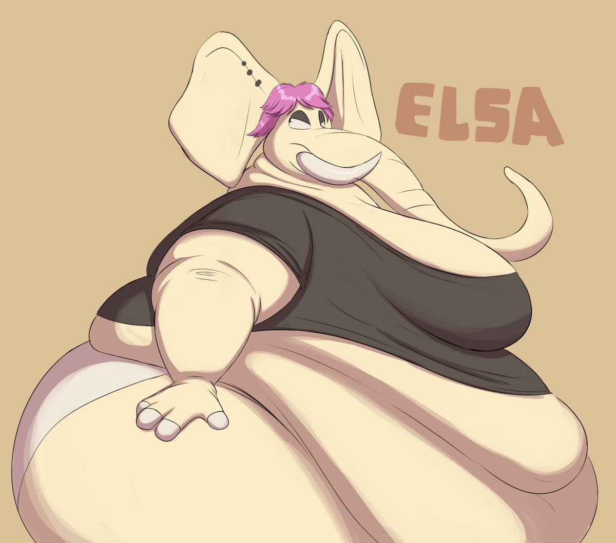 Inktober Day 29
Today: Huge elephant :3