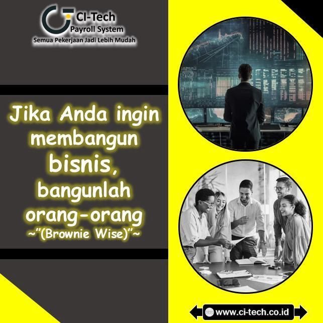 konsultan_hrd's tweet photo. Jika Anda ingin membangun bisnis, bangunlah orang-orang.

#CITech #system #HRISsystem #HRIS #KPIspecialist #KPIsystem #KPI #IT #HRD #payrollsystem #elearning #berkarir #systemabsensi. https://t.co/LXf81MUxxd