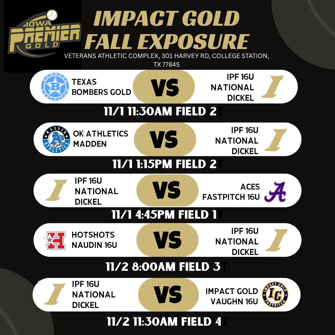 24Tommi's tweet photo. College Station Texas next up! Another very exciting weekend! Lets get it!! 🔥🔥  Can’t wait to hit the dirt with my girls again! 

@IowaPremierFP @PaigeShannonIPF @OliviaPazIPF @LineDsoftball @SoftbalAmerica @ExtraInningSB https://t.co/MfdyCr9ltF