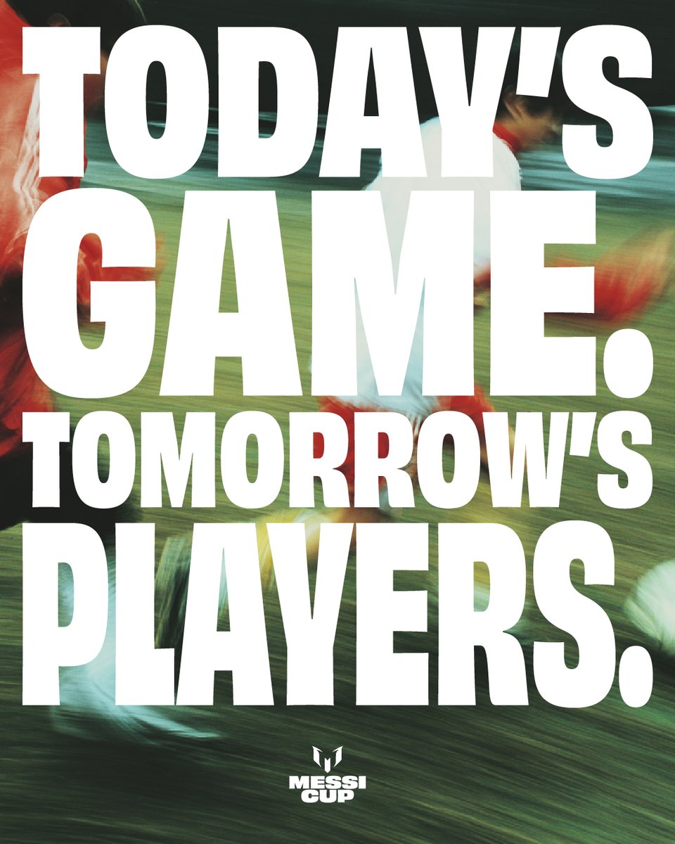 The future of football is already here.
Witness the next generation take the stage at the Messi Cup.

–––

El futuro del fútbol ya está aquí.
Sé testigo de cómo la nueva generación entra en escena en la Messi Cup.

#messicup #messigoattour #messi10