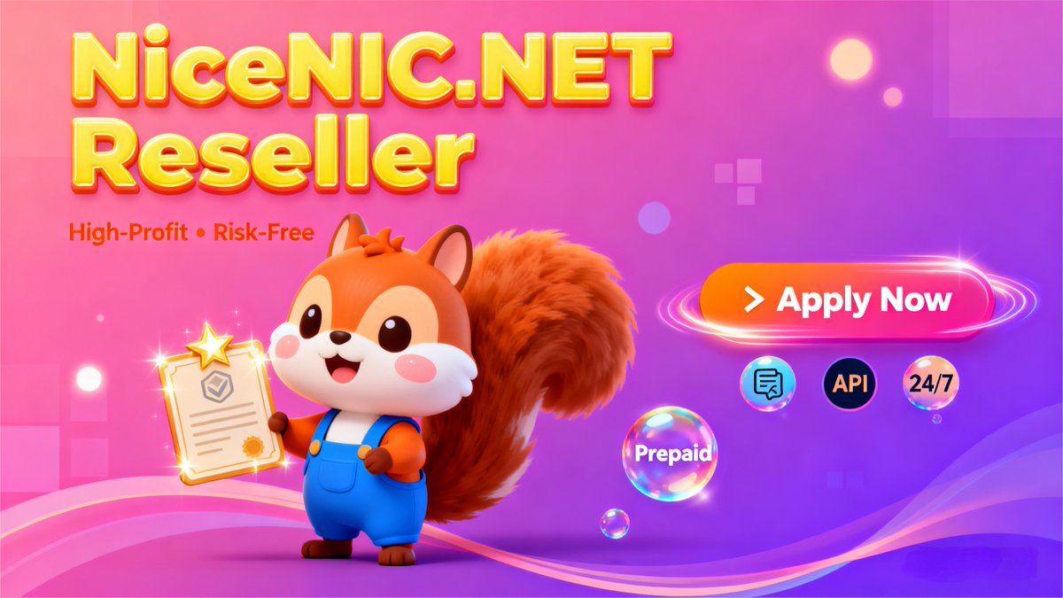 How to Automate and Scale Your Domain Business with our WHMCS API V2

Automate your domain business, boost profits, and scale globally with our powerful tool

Double the service, double the satisfaction.🌟 The nice choice for your web presence #DoubleNice

nicenic.net/news/How-to-Au…