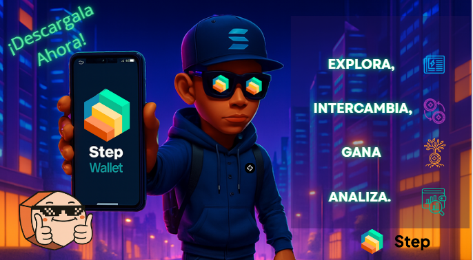 cryptoinvent0r's tweet photo. ¿Cansado de wallets que solo ALMACENAN #Crypto? 
Conoce #StepWallet la appmóvil que te hace    GANAR💸 en Solana sin complicaciones. 
Es el lugar más fácil para trackear tu portfolio y generar yield real. 📊
Descárgala ya y empieza a multiplicar tus $SOL
 ¿Listo para probarla? https://t.co/u6CFnBpdAD