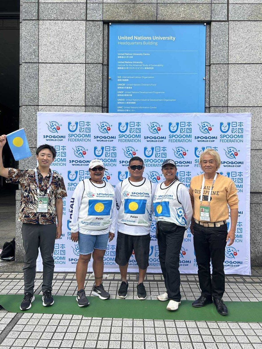 JICAPalauOffice's tweet image. The SPOGOMI World Cup 2025 was held in Shibuya, Tokyo, bringing together 33 countries to compete in “trash-picking as a sport.” The Palau team joined the cleanup, connecting with teams worldwide for a cleaner planet.🌿 Next World Cup: 2027! ♻️ #SPOGOMI #SPOGOMI2025 #JOCV #Palau