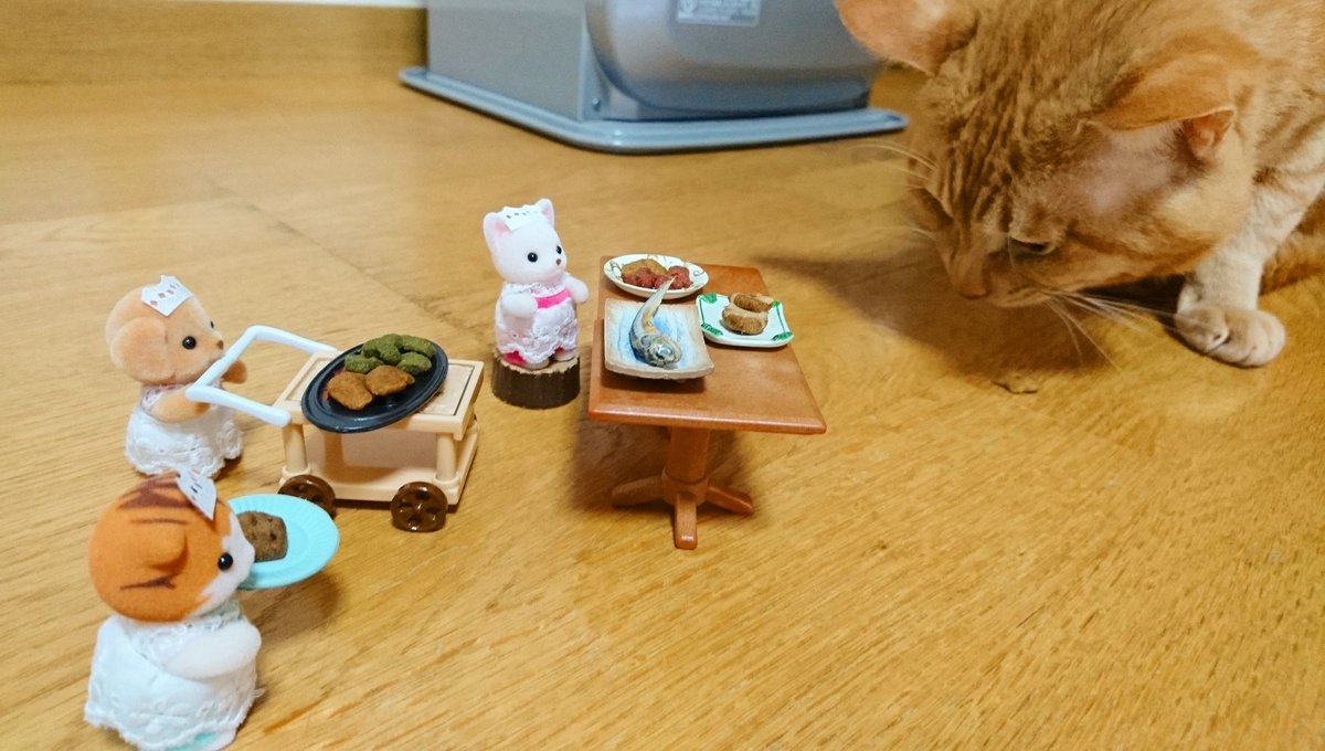 いらっしゃいませー!!
 #シルバニアファミリー